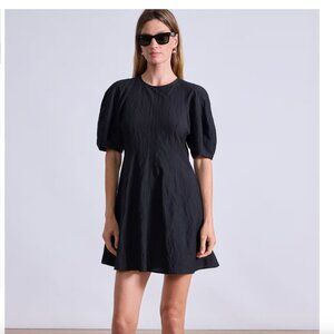 Apiece Apart Bettina Mini Dress in Black